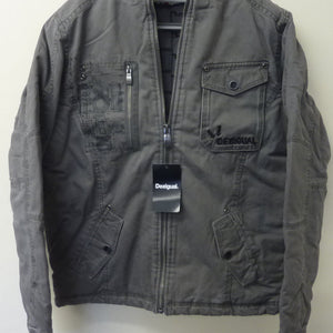 Desigual Mens Grey Jacket MEDIUM