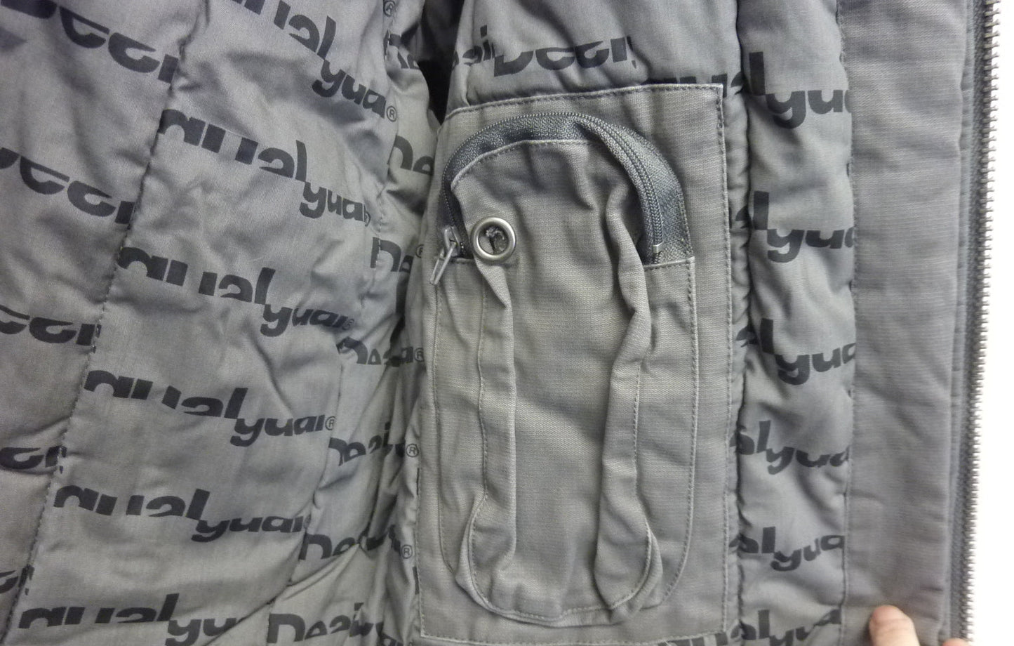 Desigual Mens Grey Jacket MEDIUM