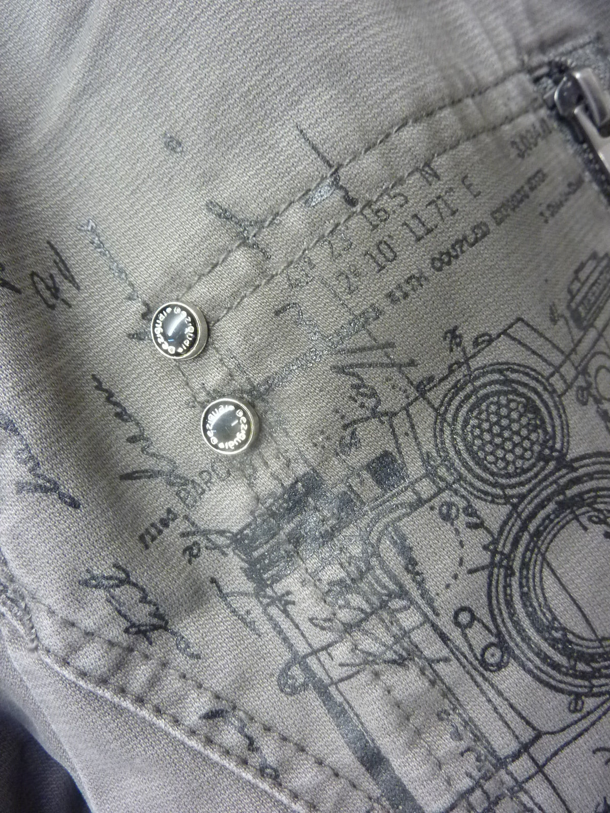 Desigual Mens Grey Jacket MEDIUM