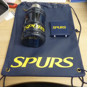 Tottenham Hotspur wash bag, water bottle and phone stand