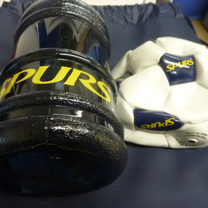 Tottenham Hotspurs wash bag & mini football