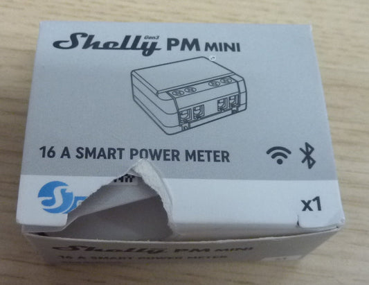 Shelly PM Mini Gen 3 | Smart Wi-Fi & Bluetooth Power 1 Meter - 16A