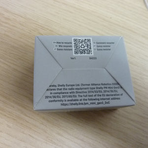 Shelly PM Mini Gen 3 | Smart Wi-Fi & Bluetooth Power 1 Meter - 16A