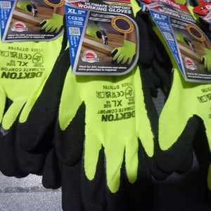 Dekton Premium Latex Coated Ultimate Comfort Gloves-12PK