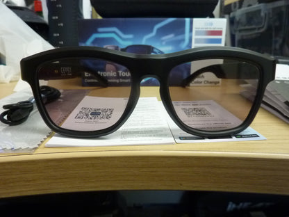 GV-90 Photochromic Smart Dimming Glasses -BLACK/RED