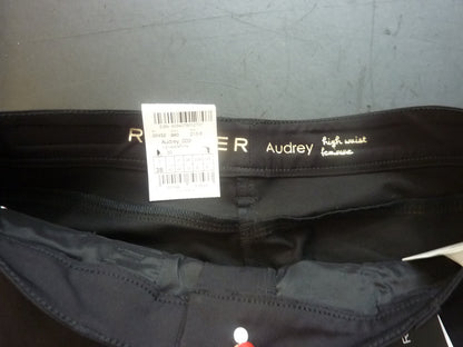 ROSNER Highwaist Stretch Trousers Audrey- UK10-30" WAIST-BLACK