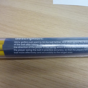 FINGER TEN Golf Alignment Sticks-YELLOW
