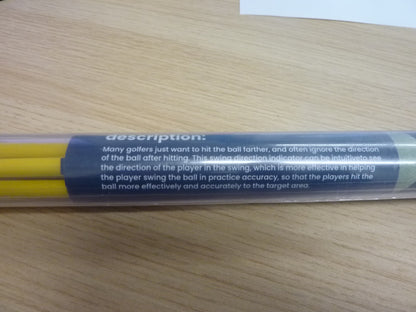 FINGER TEN Golf Alignment Sticks-YELLOW