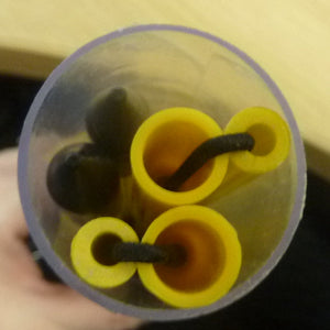 FINGER TEN Golf Alignment Sticks-YELLOW