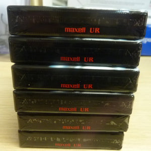 Maxell UR Cassette Tape X 6-NEW & SEALED