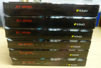 Maxell UR Cassette Tape X 6-NEW & SEALED