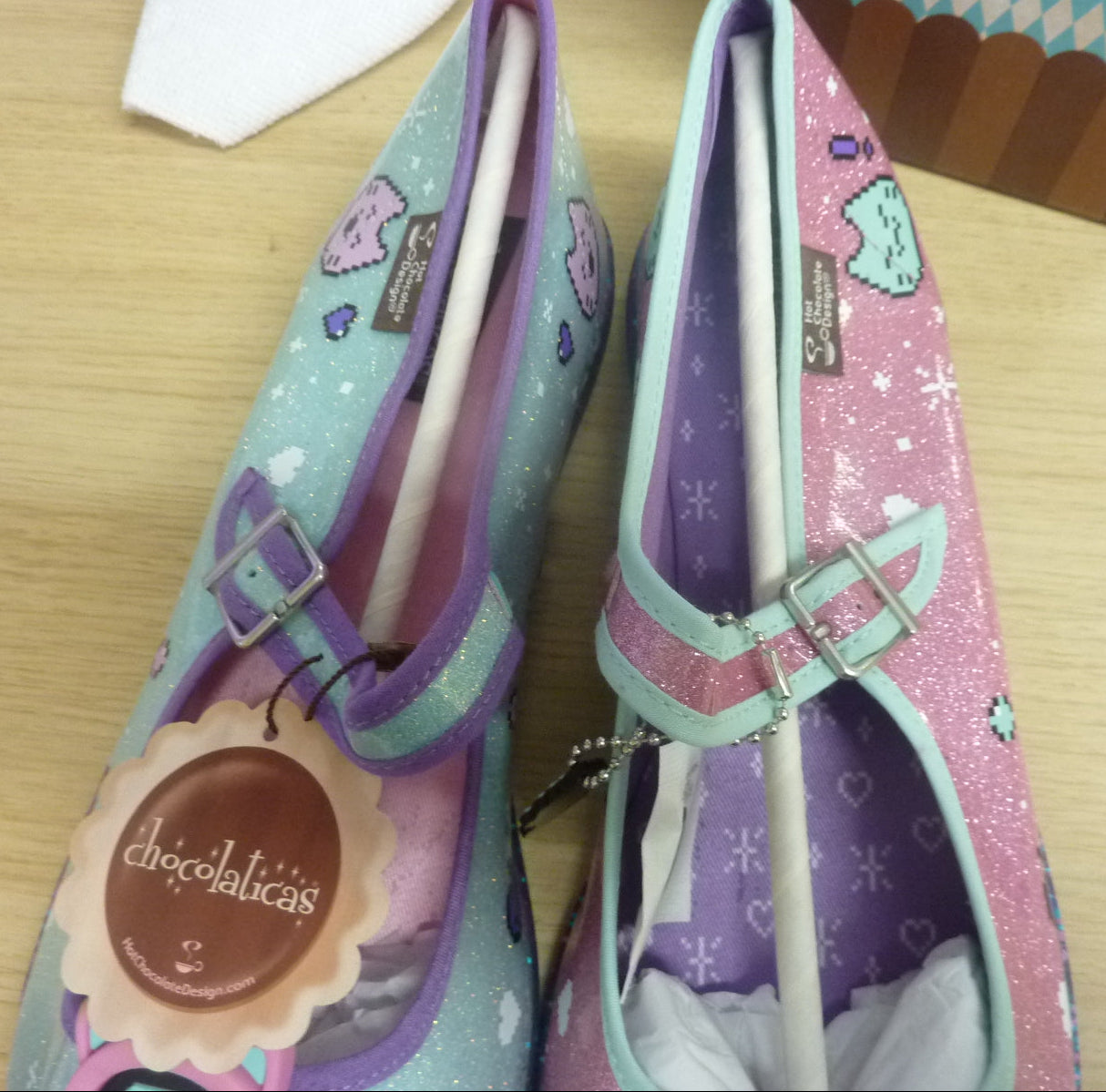 Hot Chocolate Design Chocolaticas Virtual Pet Mary Jane Flats-EU43/UK11