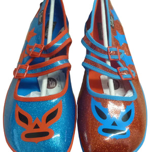 Hot Chocolate Design Chocolaticas Luchador Mary Jane Flats-EU43/UK11/US13