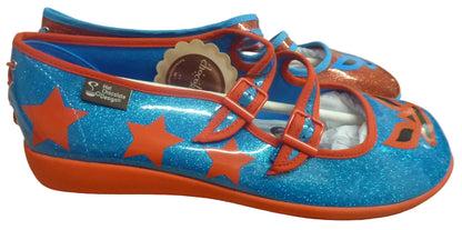 Hot Chocolate Design Chocolaticas Luchador Mary Jane Flats-EU43/UK11/US13