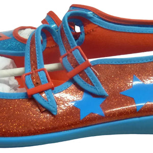 Hot Chocolate Design Chocolaticas Luchador Mary Jane Flats-EU43/UK11/US13