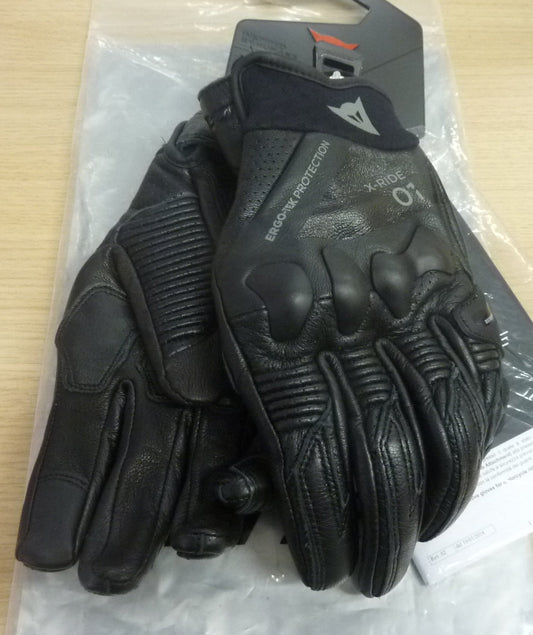 X-Ride Gloves Black by Dainese-BLACK-SMALL