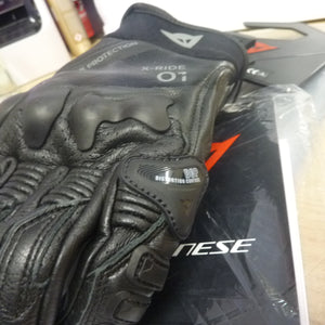 X-Ride Gloves Black by Dainese-BLACK-SMALL