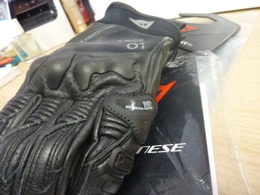 X-Ride Gloves Black by Dainese-BLACK-SMALL