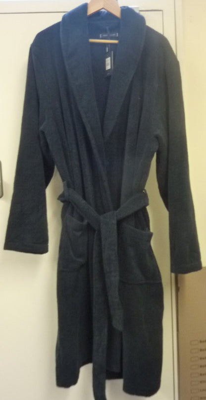 Tommy Hilfiger Towel Dressing Gown-Navy-XL