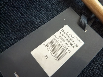 Tommy Hilfiger Towel Dressing Gown-Navy-XL
