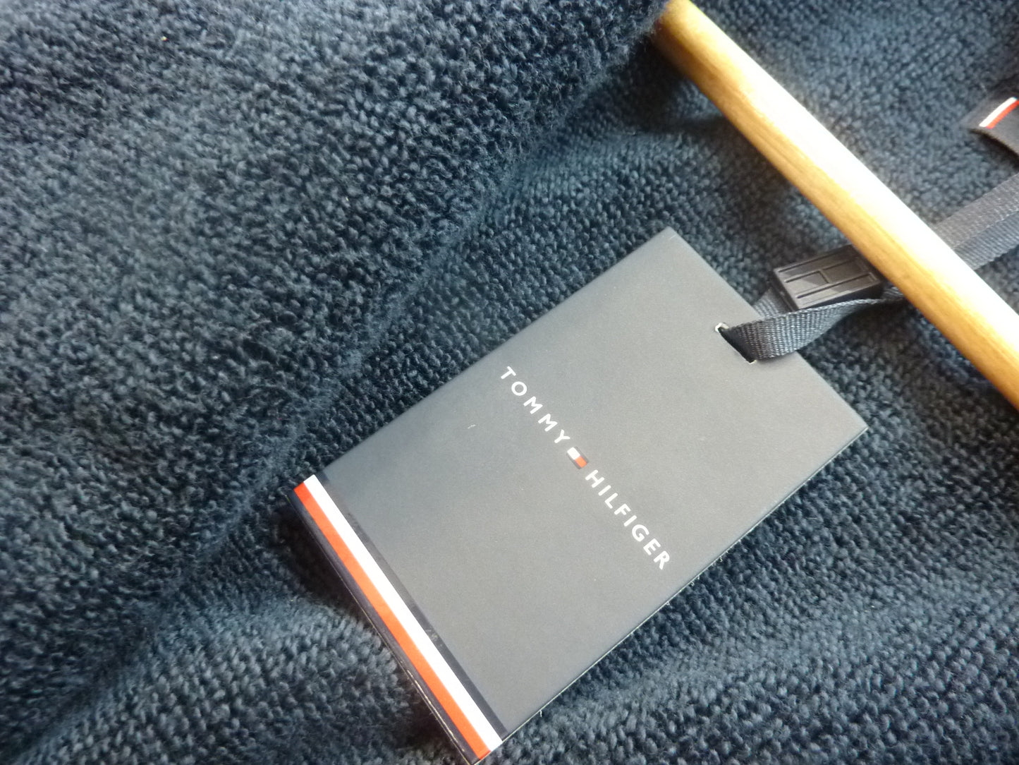 Tommy Hilfiger Towel Dressing Gown-Navy-XL