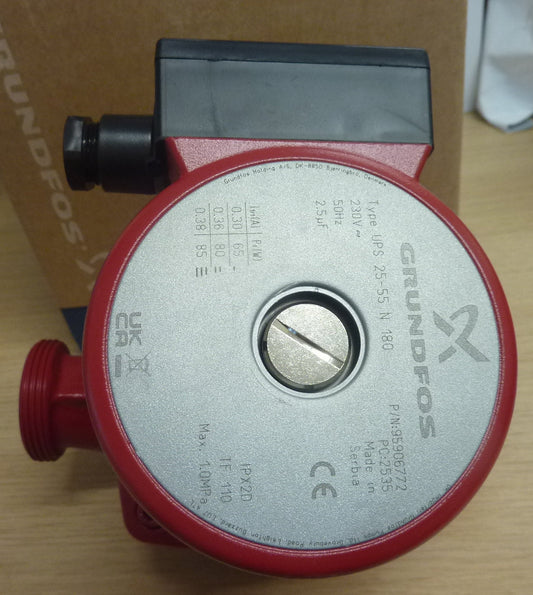 Grundfos 95906772 UPS 25-55 180 N 230V Pump-NEW