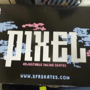 SFR Pixel Adjustable Inline Skates - Blue / Pink-SIZE UK4-7