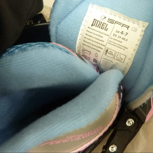 SFR Pixel Adjustable Inline Skates - Blue / Pink-SIZE UK4-7