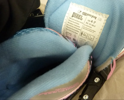 SFR Pixel Adjustable Inline Skates - Blue / Pink-SIZE UK4-7