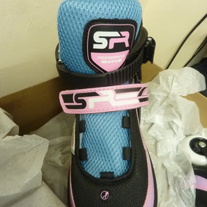 SFR Pixel Adjustable Inline Skates - Blue / Pink-SIZE UK4-7