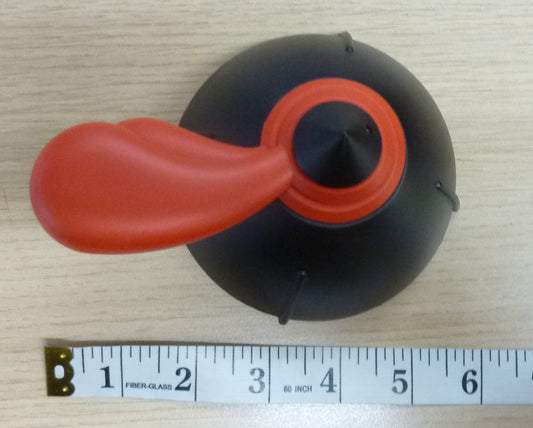 Progetti DaDa Wall Clock-RED/BLACK