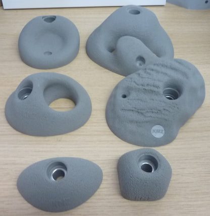 KMZ 22PC Climbing Holds-GREY