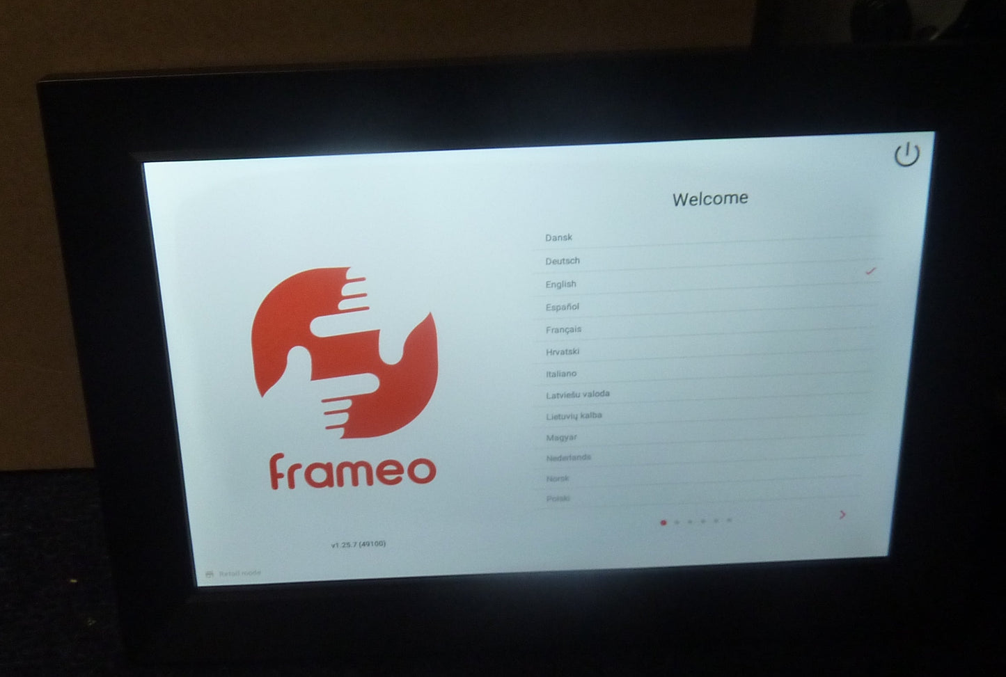 Frameo Digital Photo Frame WiFi, 10.1 Inch-MODEL 112K-BLACK