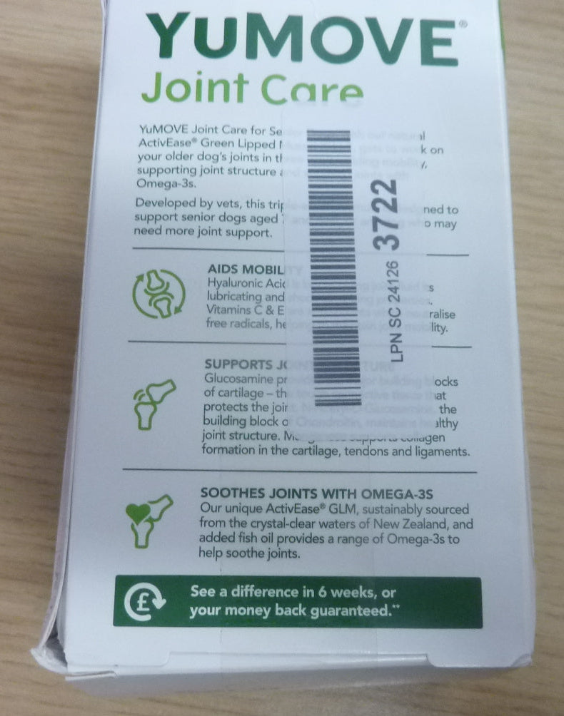 YuMOVE Joint Care for Senior Dogs-120 TABS