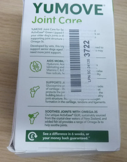 YuMOVE Joint Care for Senior Dogs-120 TABS