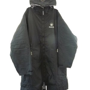 Ponch Robe-LARGE-Black/Grey