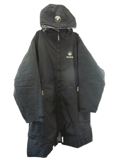 Ponch Robe-LARGE-Black/Grey