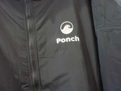 Ponch Robe-LARGE-Black/Grey