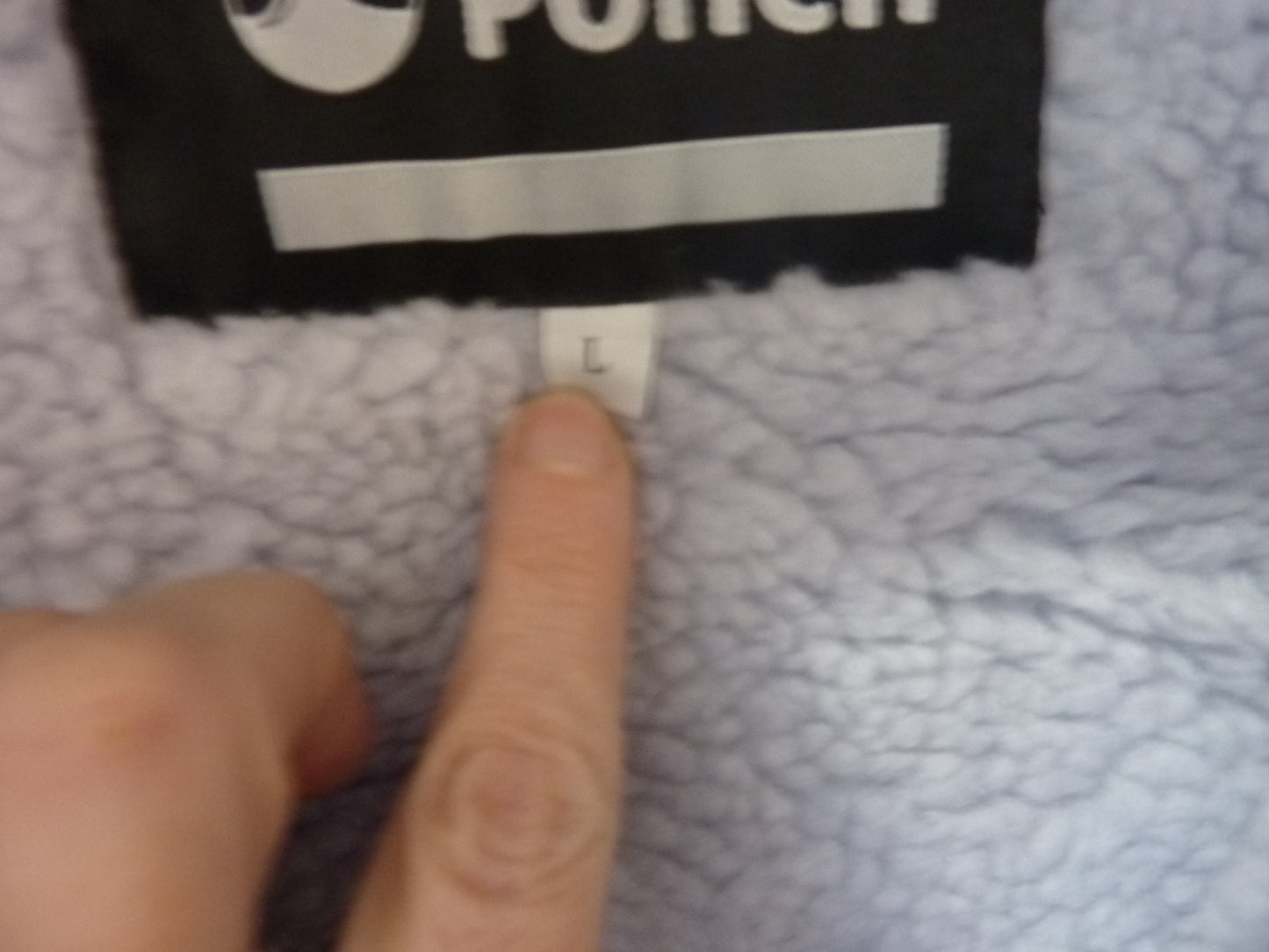 Ponch Robe-LARGE-Black/Grey