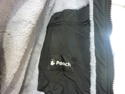Ponch Robe-LARGE-Black/Grey