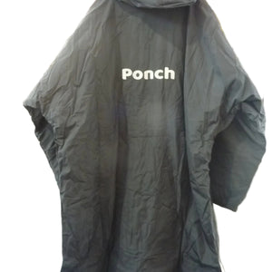 Ponch Robe-LARGE-Black/Grey