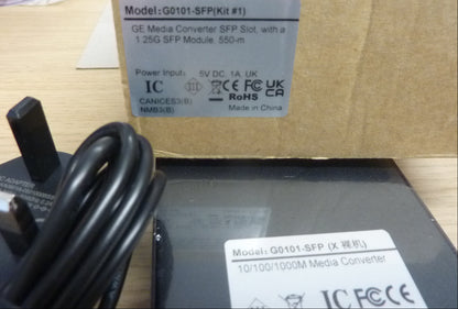 10Gtek Gigabit Ethernet Media Converter G0101-SFP