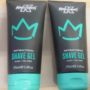 2 x King of Shaves Antibacterial Shave Gel - 175ml X 2