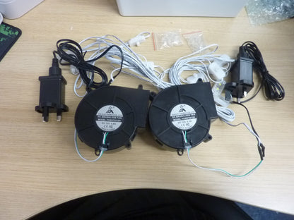 2PC Replacement Air Blower for Inflatables dc 12V 0.8A