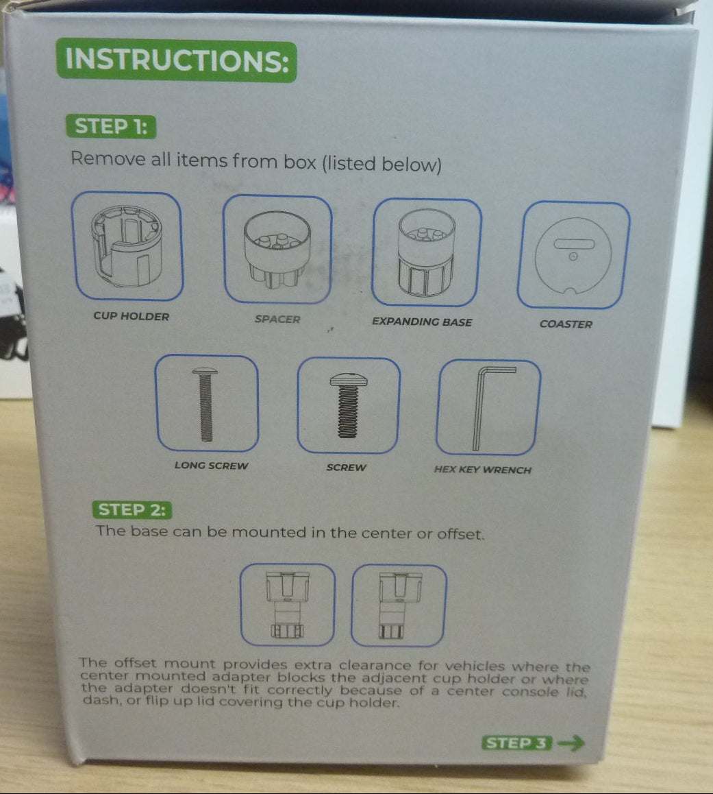 SWIGZY CAR CUP HOLDER EXPANDER