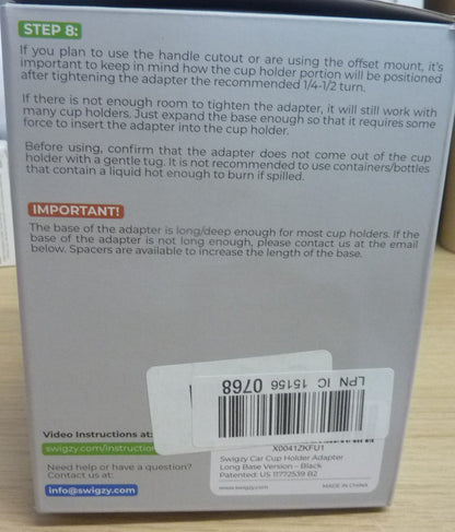 SWIGZY CAR CUP HOLDER EXPANDER