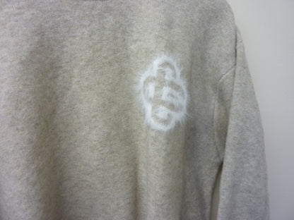 The couture Club Monogram Fluffy Knit Crew Jumper-XS
