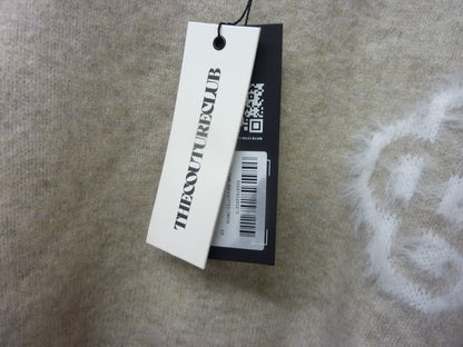 The couture Club Monogram Fluffy Knit Crew Jumper-XS