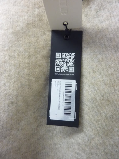 The couture Club Monogram Fluffy Knit Crew Jumper-XS