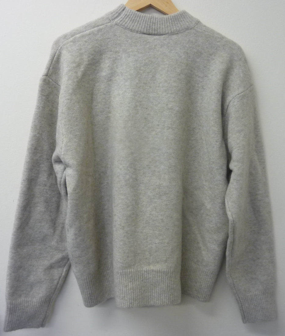 The couture Club Monogram Fluffy Knit Crew Jumper-XS